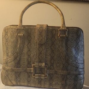 Elegant Gold Laptop Bag